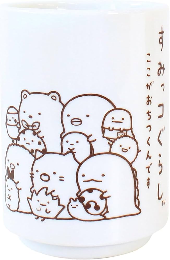 Amazon.co.jp: ティーズファクトリー すみっこぐらし湯のみ しゅうごう